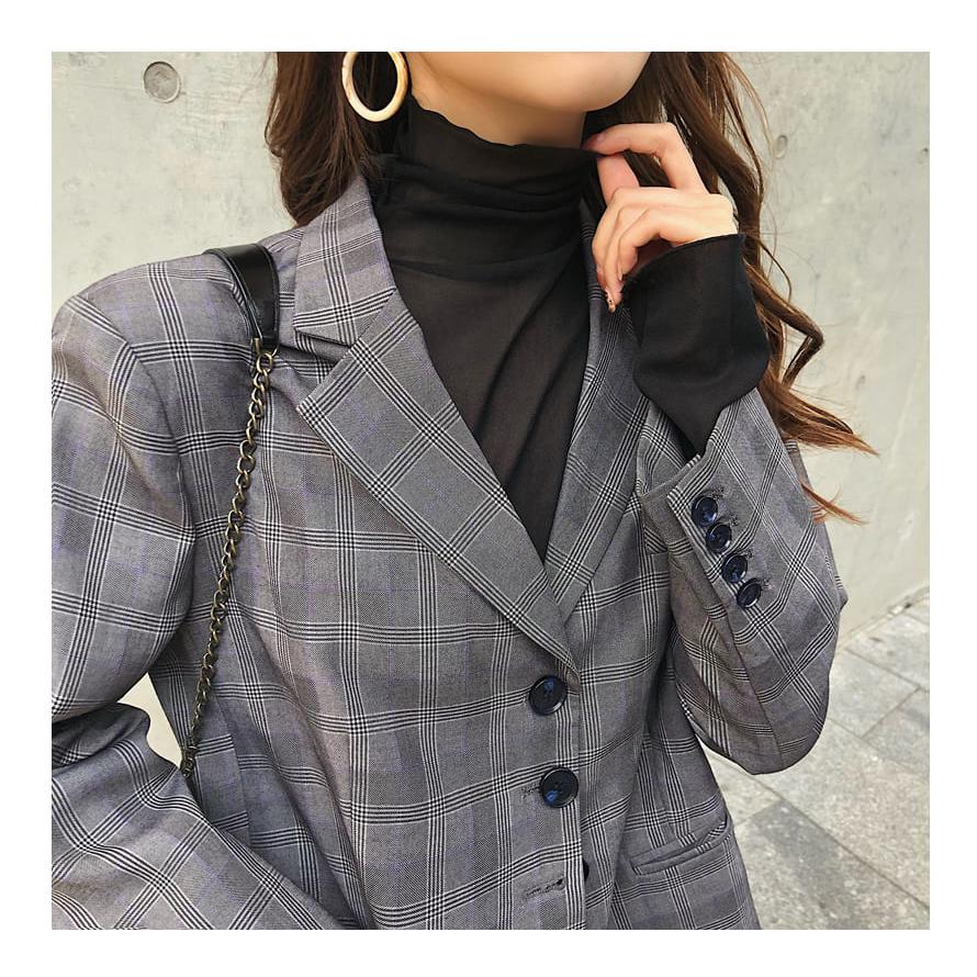 シースルートップス  レディース ハイネック レイヤード インナー 重ね着 韓国ファッション おしゃれ レース |  | 13