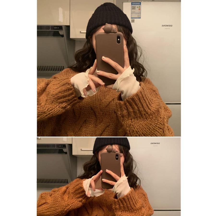 シースルートップス  レディース ハイネック レイヤード インナー 重ね着 韓国ファッション おしゃれ レース |  | 17