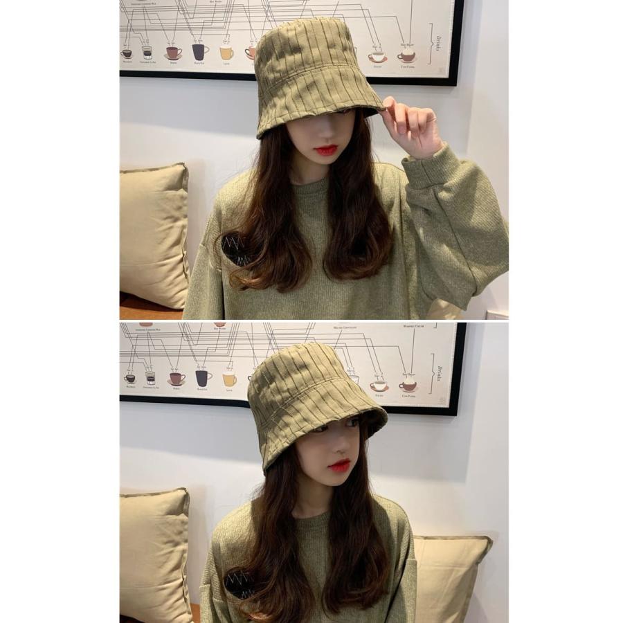 バケットハット フリンジ レディース バケハ 帽子 韓国 ライン おしゃれ シンプル 無地 |  | 05