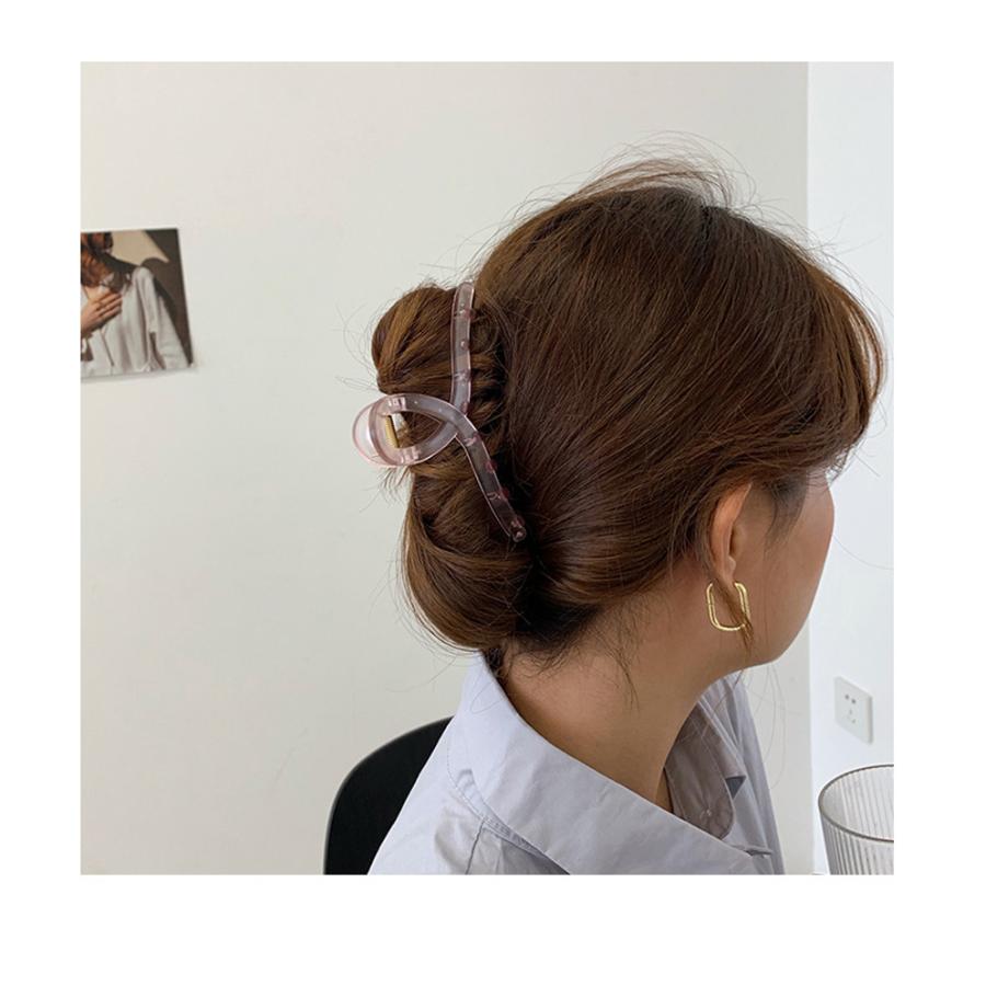 バンスクリップ 大きめ 2個セット クリア 透明 ヘアクリップ クリアカラー 韓国風 シンプル レディース かわいい 大人っぽい ヘアアクセサリー 髪留め |  | 11