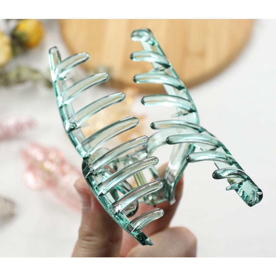 バンスクリップ 大きめ 2個セット クリア 透明 ヘアクリップ クリアカラー 韓国風 シンプル レディース かわいい 大人っぽい ヘアアクセサリー 髪留め |  | 12