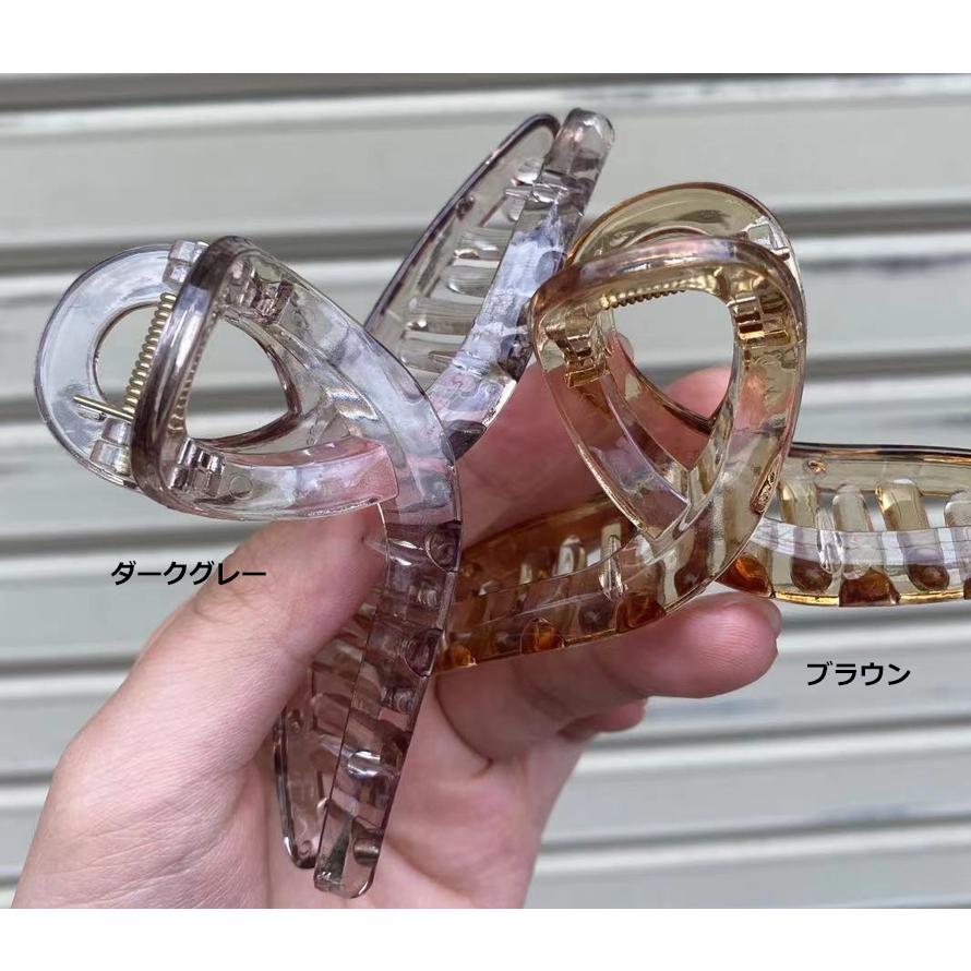 バンスクリップ 大きめ 2個セット クリア 透明 ヘアクリップ クリアカラー 韓国風 シンプル レディース かわいい 大人っぽい ヘアアクセサリー 髪留め |  | 15