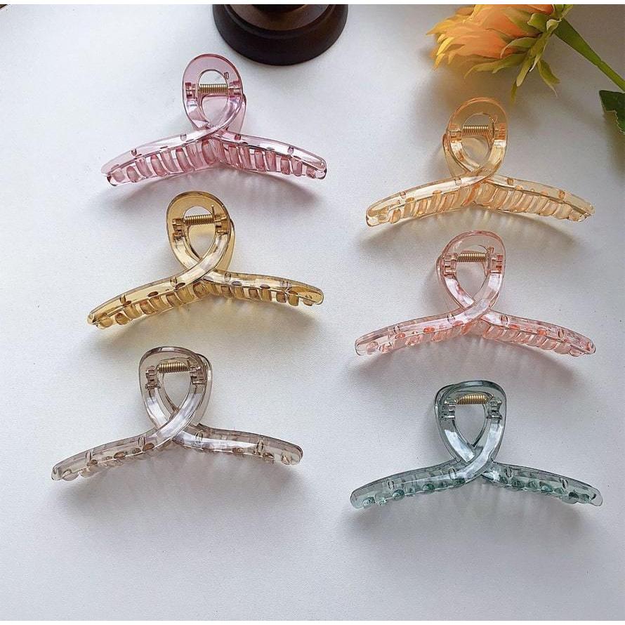 バンスクリップ 大きめ 2個セット クリア 透明 ヘアクリップ クリアカラー 韓国風 シンプル レディース かわいい 大人っぽい ヘアアクセサリー 髪留め |  | 04