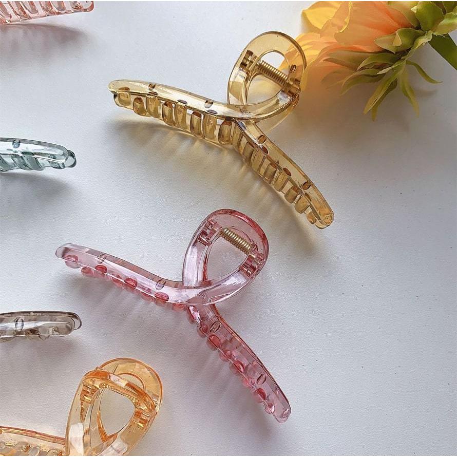 バンスクリップ 大きめ 2個セット クリア 透明 ヘアクリップ クリアカラー 韓国風 シンプル レディース かわいい 大人っぽい ヘアアクセサリー 髪留め |  | 07