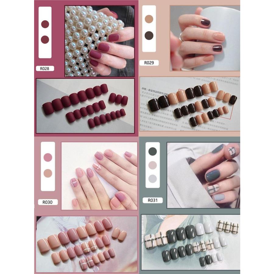 ネイルチップ ショート シンプル ブライダル ピンク つけ爪 Da 05 Opp袋のclearpack Jp 通販 Yahoo ショッピング