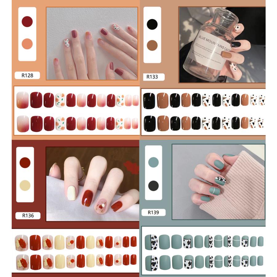 ネイルチップ ショート 2+1 シンプル ブライダル ピンク つけ爪 成人式 卒業式 チップ かわいい ショートネイルチップ 入学式 |  | 08