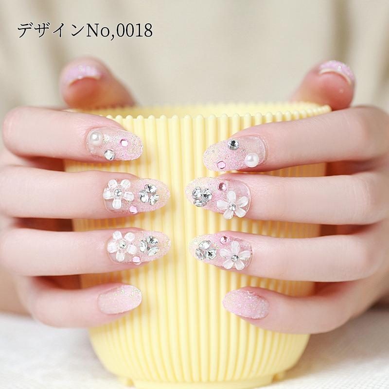 ネイルチップ ブライダル クリア 透明 キラキラ グリッター ストーン シンプル つけ爪 成人式 前撮り 結婚式 卒業式 |  | 07