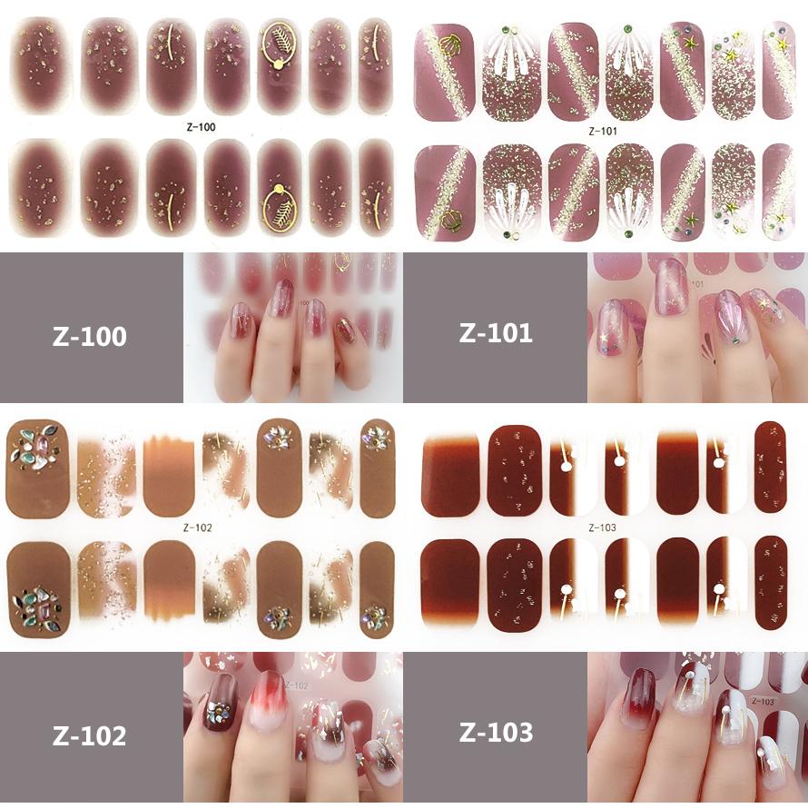 ネイルシール 2+2 貼るだけ 花 3D ピンク フルカバー 簡単 立体 ジェル ネイルシール 韓国風 ネイルシール |  | 05