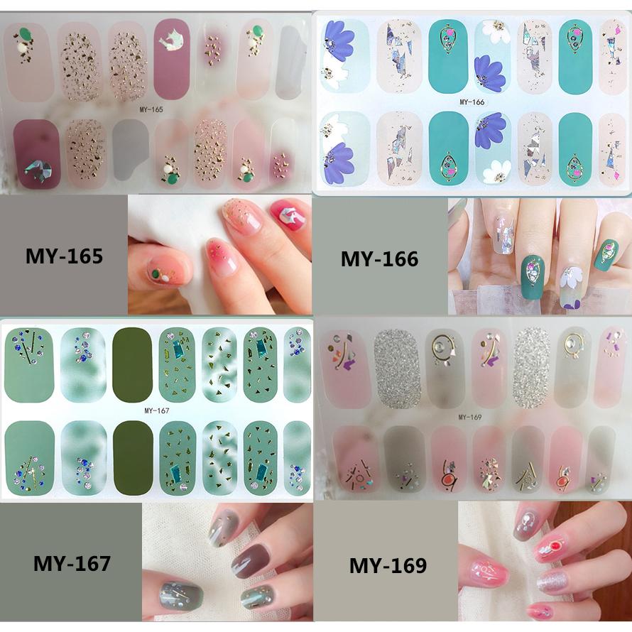 ネイルシール 2+2 3D 貼るだけ フルカバー 簡単 立体 韓国風 ジェルネイルシール かわいい ピンク シンプル |  | 15