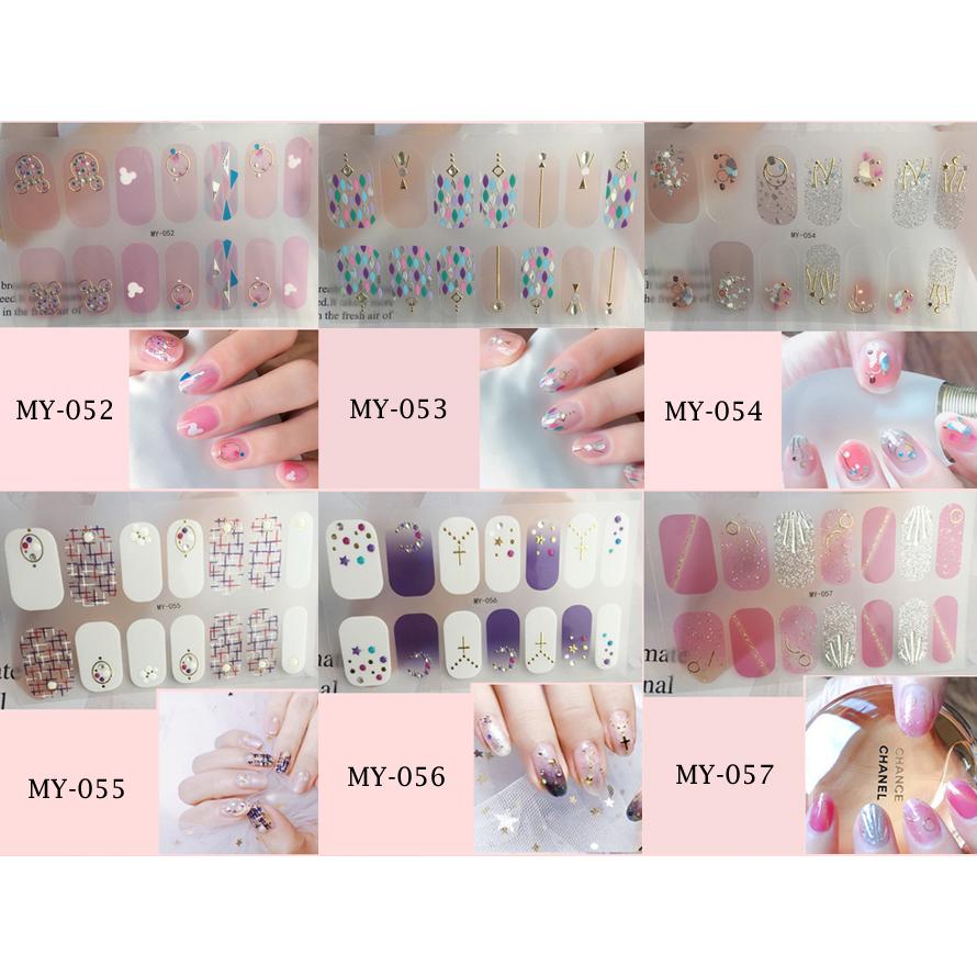 ネイルシール 3d 貼るだけ フルカバー 簡単 立体 韓国風 ネイルシール Da 10 Opp袋のclearpack Jp 通販 Yahoo ショッピング