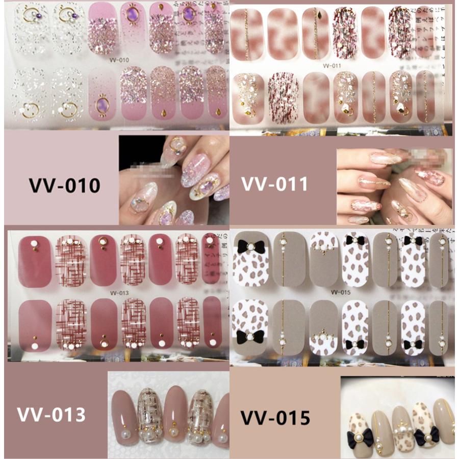 ネイルシール 2+2 3D 貼るだけ フルカバー 春 花 簡単 立体 韓国風 ジェルネイルシール かわいい セルフネイル ピンク ネイル |  | 02