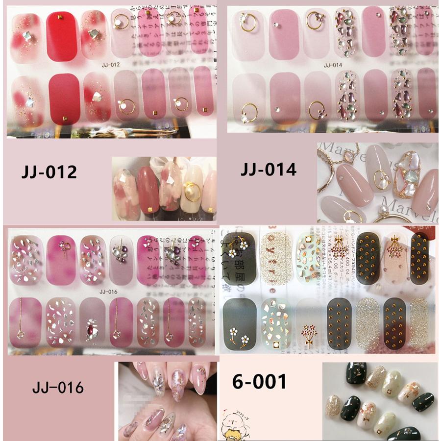 ネイルシール 2+2 3D 貼るだけ フルカバー 春 花 簡単 立体 韓国風 ジェルネイルシール かわいい セルフネイル ピンク ネイル |  | 08