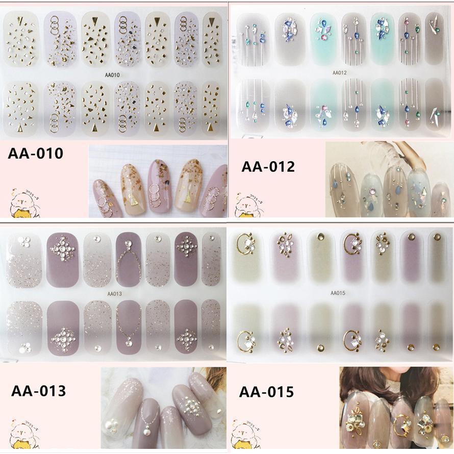 ネイルシール 2+2 3D 貼るだけ シンプル オフィス 春 夏 フルカバー 花 簡単 立体 韓国風 ジェルネイルシール かわいい |  | 02