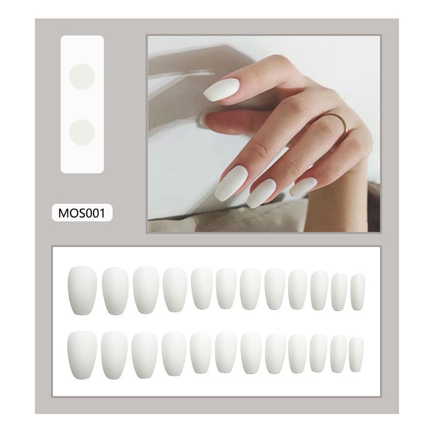 ネイルチップ マット シンプル ピンク つけ爪 無地 かわいい チップ ロング 前撮り 卒業式 二次会 成人式 |  | 02