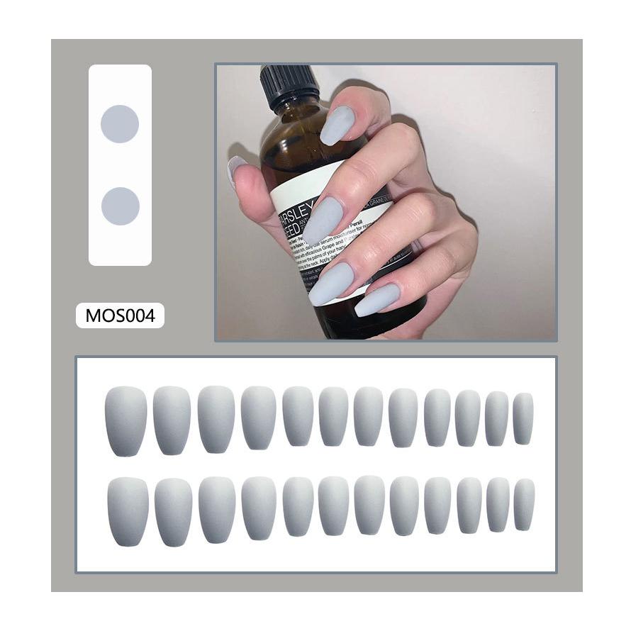 ネイルチップ マット シンプル ピンク つけ爪 無地 かわいい チップ ロング 前撮り 卒業式 二次会 成人式 |  | 04