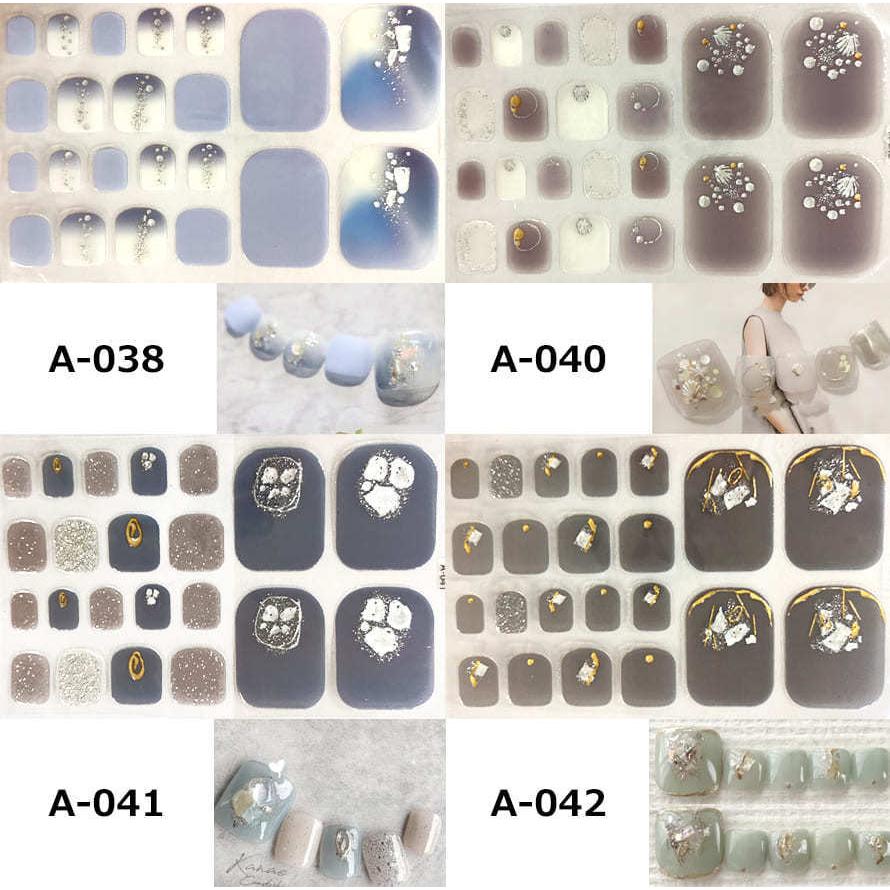 フット ネイルシール フットネイルシール ペディキュア 卓出 脚 足3d フルカバー 簡単 夏 貼るだけ 立体 花