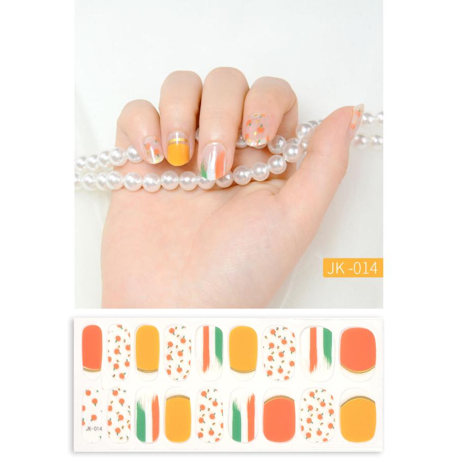 ネイルシール 硬化 半硬化ジェルネイルシール 貼って固める ジェルネイルシール 簡単 かわいい ネイルシール |  | 07