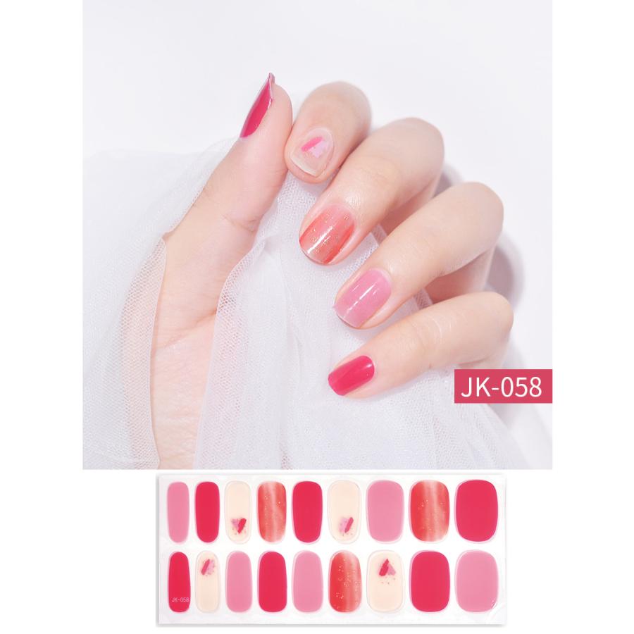 ネイルシール 硬化 半硬化ジェルネイルシール 貼って固める ジェルネイルシール 簡単 かわいい ネイルシール |  | 12