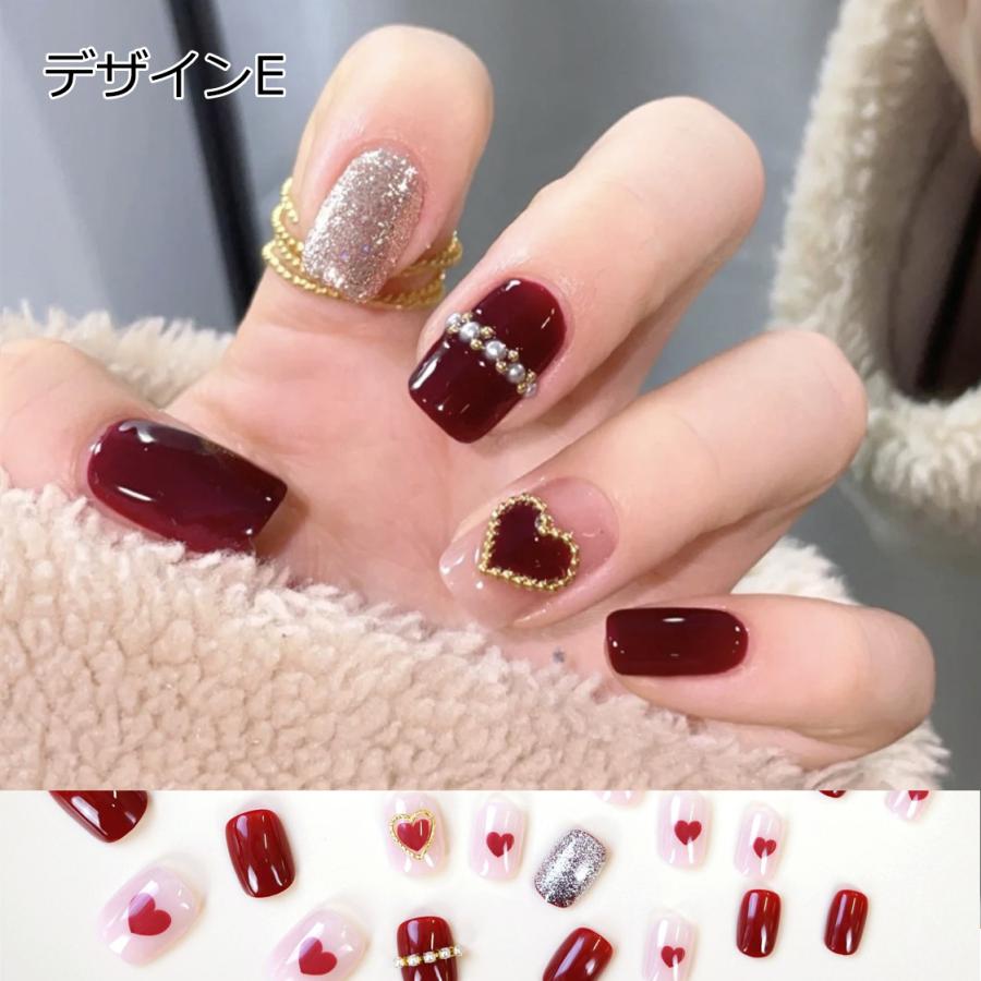 ネイルチップ ショート グミシール付き 韓国 ブライダル 華やか キラキラ グリッター ストーン シンプル つけ爪 成人式 卒業式 前撮り 二次会 |  | 05