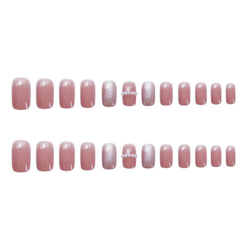 ネイルチップ ショート グミシール付き 韓国 ブライダル 華やか キラキラ グリッター ストーン シンプル つけ爪 成人式 卒業式 前撮り 二次会 |  | 17