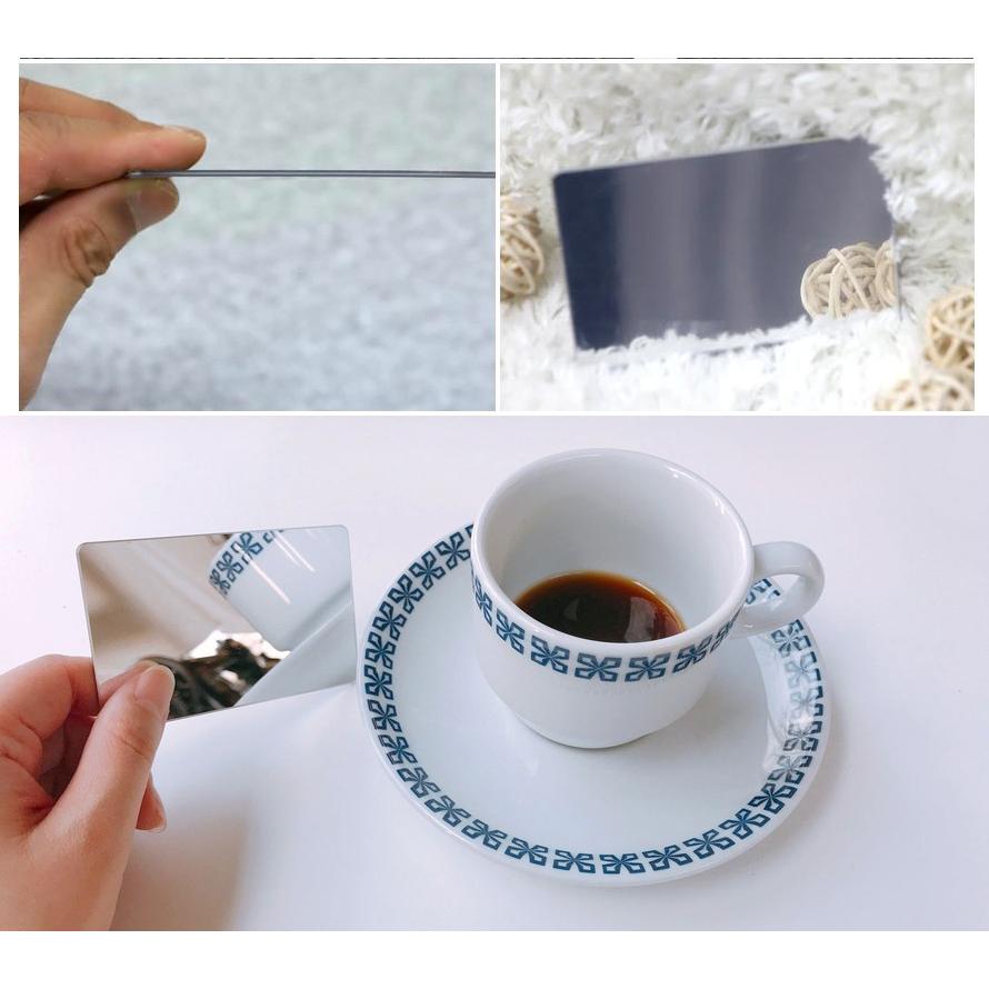 名画 カードミラー 割れない 鏡 コンパクトミラー アクリル ミラー