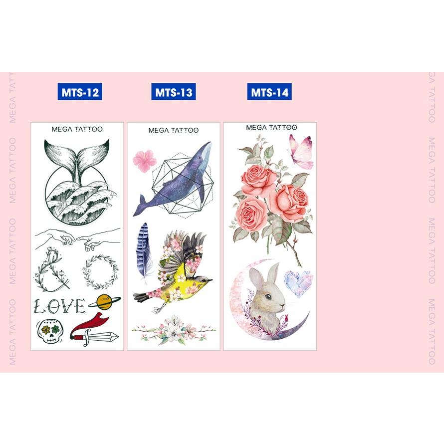 韓国タトゥーシール ワンポイント リアルタトゥーシール メガタトゥー 水なし 腕 背中 首 足 かわいいタトゥー Mts 0 Opp袋のclearpack Jp 通販 Yahoo ショッピング