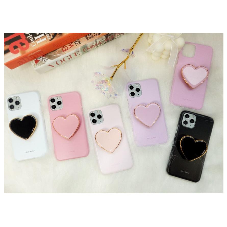 ハートスマホグリップ付き スマホケース 韓国 スマートフォン ケース ハードケース Iphone12 Iphone11 ギャラクシー Galaxy アイフォン Spc 05 Opp袋のclearpack Jp 通販 Yahoo ショッピング