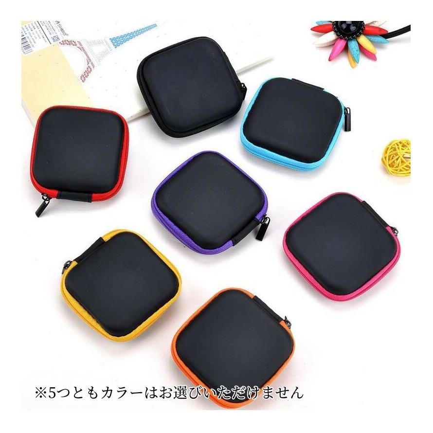 ⑨☆未使用/美品♪エピ 小物入れ マルチケース マルチケース ミニ セミハード 5個セット 小物入れ ポーチ EVA