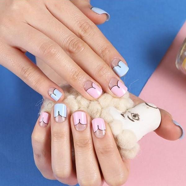 ヴェルニアオングルス リアルジェルネイルチップ VT-03 ぷりぷりプリン