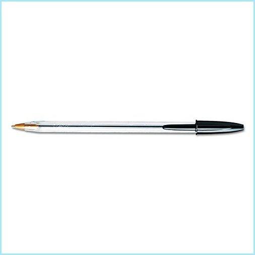 【全品送料無料】 Xtra Cristal 新品BIC Smooth 12-Count Black, (1.0mm), Point Medium Pen, Ballpoint その他筆記用具