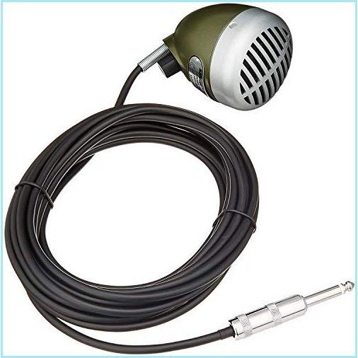 現品限り一斉値下げ！ Bullet Green 新品Shure 520DX Microphone Harmonica Dynamic スタンド