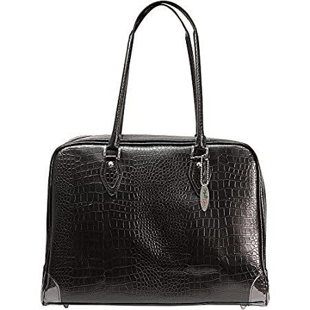 新品Mobile Edge Women's Milano 17 Inch Business Laptop Handbag Faux Croc, Soft