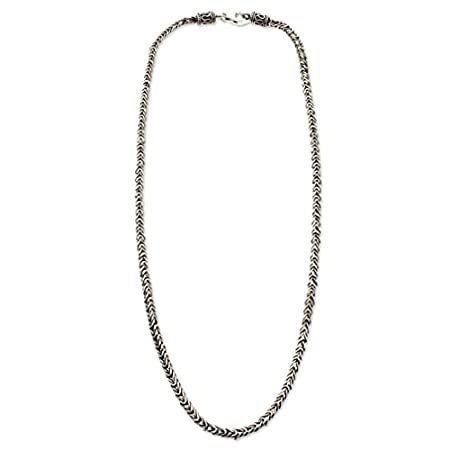 NOVICA .925 Sterling Silver Chain Necklace, 18.25