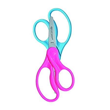 Westcott 13168 Right- and Left-Handed Scissors, Kids' Scissors, Ages 4-8,  5-Inch Blunt Tip