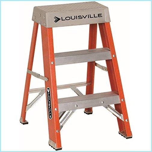 一流の品質
 新品Louisville Fiberglass Ladder Duty FS1502 Duty 2´ Ladder Fiberglass 2-Feet Step FS1502 Ladder， Louisville 2-Feet， Orange 300-Pound 道具、工具