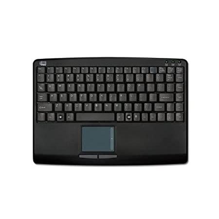 新品Adesso AKB-410UB - SlimTouch Mini USB Keyboard with Built-in Touchpad