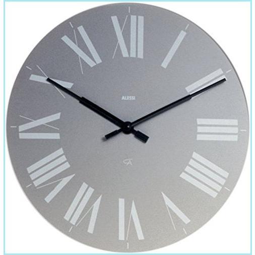 クーポン販売中 新品Alessi Aleesi 12 G Firenze Wall Clock， Gray