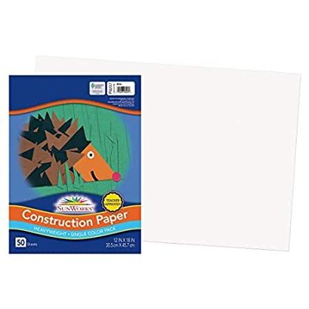 保障できる 海外直送商品お取り寄せ輸入専門店 Sheets 50 18 X 12 White Paper Construction 新品sunworks ペーパークラフト道具 材料 Quantifly Io