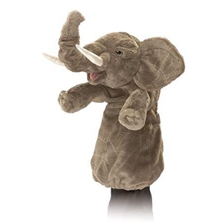 新品Folkmanis Elephant Stage Puppet, Multi, 1 EA