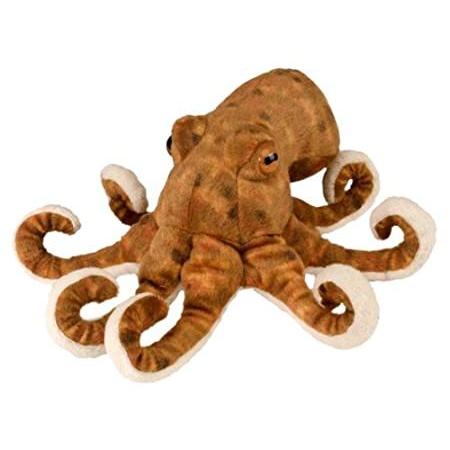 新品Wild Republic Octopus Plush， Stuffed Animal， Plush Toy， Gifts for Kids， Cud