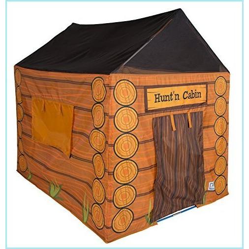 新品Pacific Play Tents 61804 Kids Hunt'n Cabin Tent Playhouse, 48