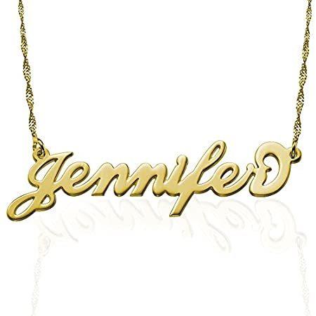 有名なブランド Mynamenecklace Personalized P Nameplate Custom Personalized Necklace Name ネックレス ペンダント Www Oroagri Eu