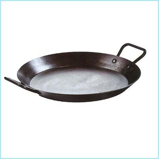 新品Lodge Carbon Steel Skillet, Pre-Seasoned, 15-inch,Black