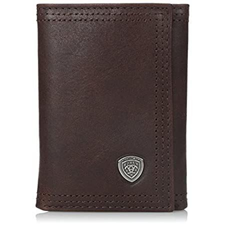 新品Ariat Men's Rowdy Tri-Fold, Dark Copper, One Size