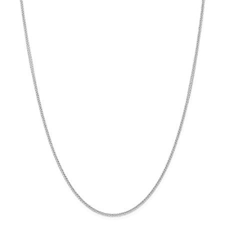 【在庫あり】 Link Wire 3 2mm Gold White 14k Wheat S Charm Pendant Inch 20 Necklace Chain ネックレス、ペンダント