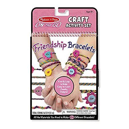 新製品情報も満載 新品Melissa & Doug On the Go Friendship Bracelet Craft Set (Makes 10+ Bracelets ブロック