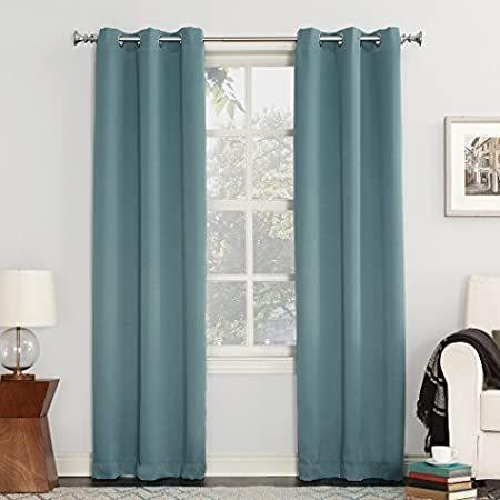 Sun Zero Easton Energy Saving Blackout Grommet Curtain Panel, 40