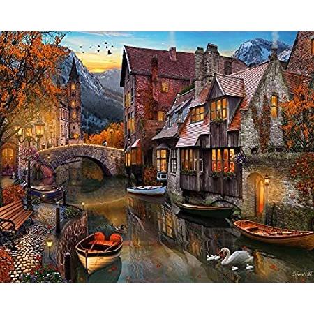 新品Autumn Canal Jigsaw Puzzle 1000 Piece