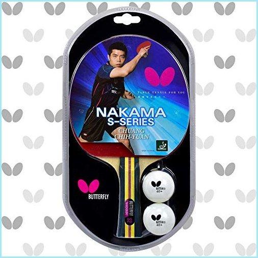 新品Butterfly Nakama S2 Shakehand Table Tennis Racket Nakama Series Carbon Power With Great Spin For Aggressive Topspin Play Recomme