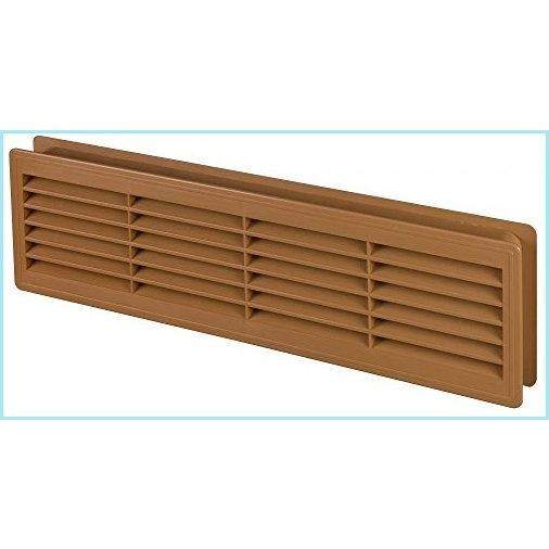 新品/取寄品 新品Bathroom Door Air Vent Grille 455mm x 135mm / 18 x 5.3 inch Two Sided Ventilation Cover (Alder)